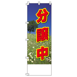 分譲中のぼり600mmx1800mm