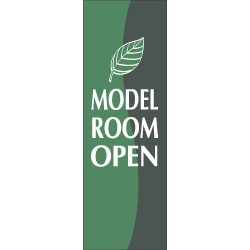 MODEL　ROOM　OPENのぼり600mmx1800mm